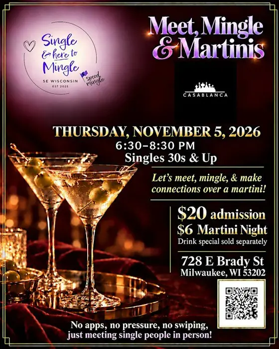 Single & here to Mingle in Milwaukee for Martini night — photo 2