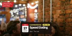 Speed Dating in Cambridge @ The Lab | 30s-40s Speed Dating in Cambridge @ The Lab | 30s-40s
