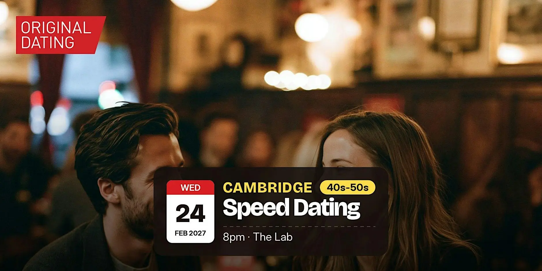 Speed Dating in Cambridge @ The Lab | 40s-50s