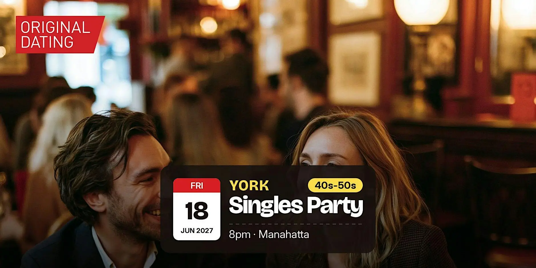 Singles Party in York @ Manahatta | 40s-50s Singles Party in York @ Manahatta | 40s-50s
