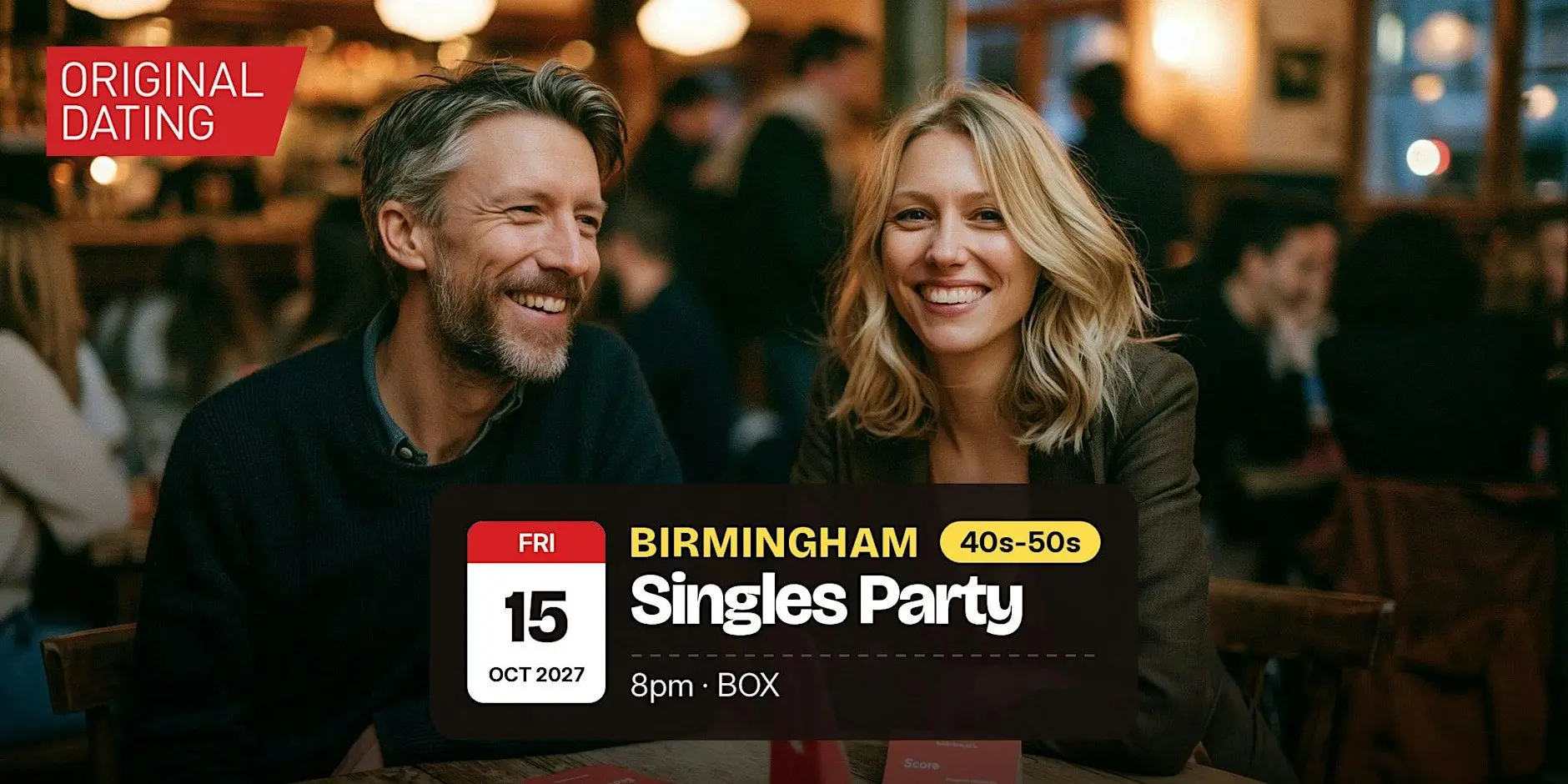 Singles Party in Birmingham @ BOX | 40s-50s Singles Party in Birmingham @ BOX | 40s-50s