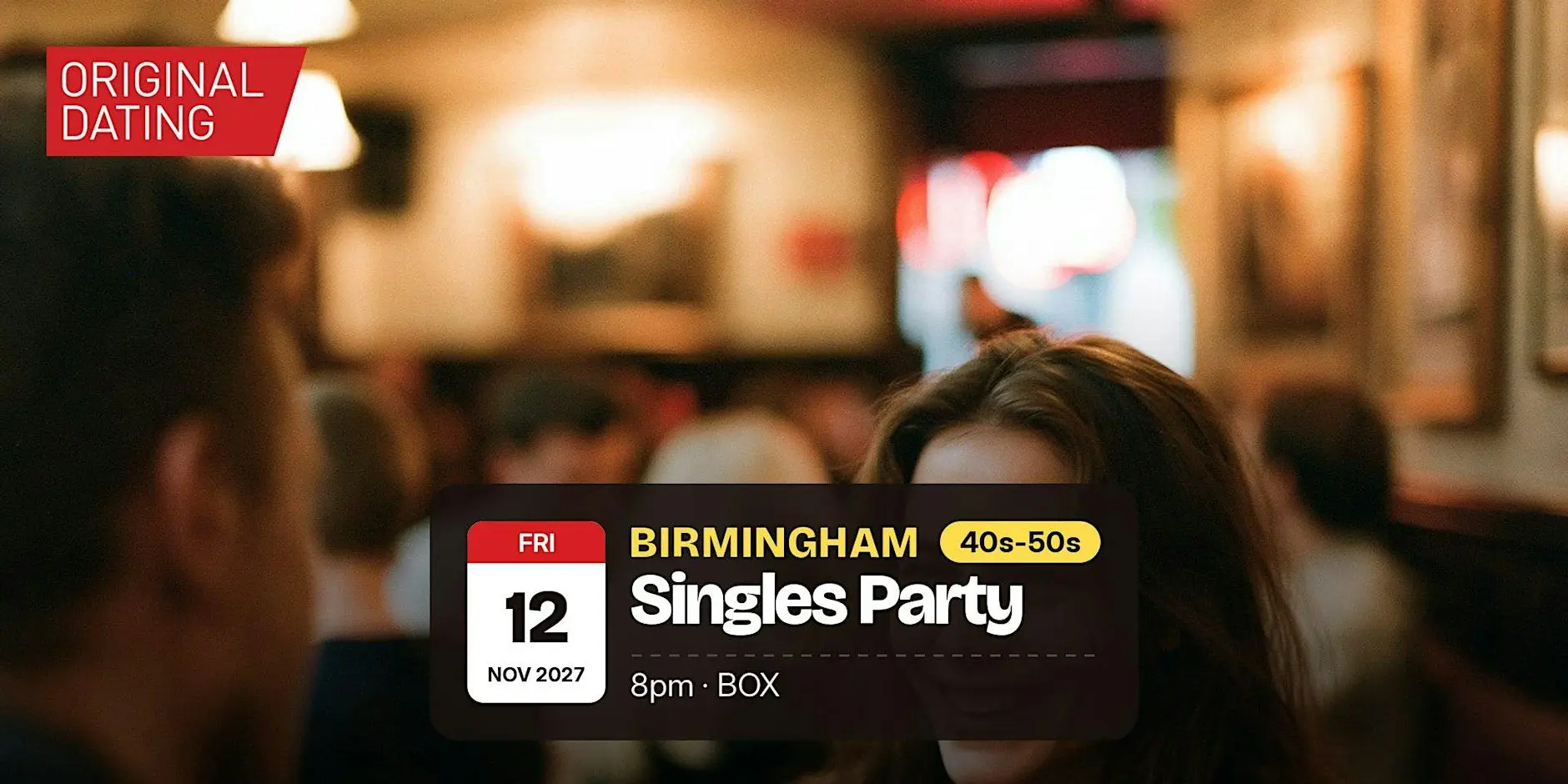 Singles Party in Birmingham @ BOX | 40s-50s Singles Party in Birmingham @ BOX | 40s-50s