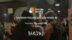 Camden Italian Singles Mixer | Barenz | Thursday 19th November