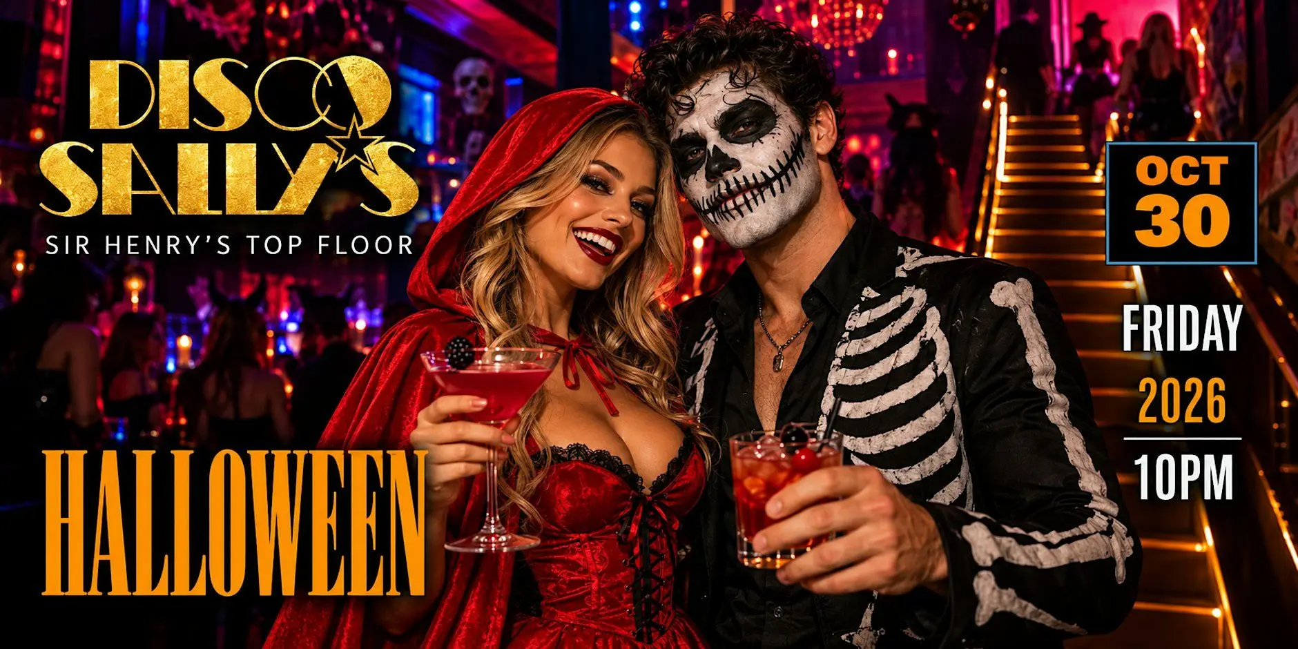 Friday Night Halloween Party at Sir Henry's
