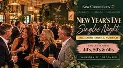 New Year's Eve Singles Night -Norwich Ages 40's-50's-60's New Year's Eve Singles Night -Norwich Ages 40's-50's-60's
