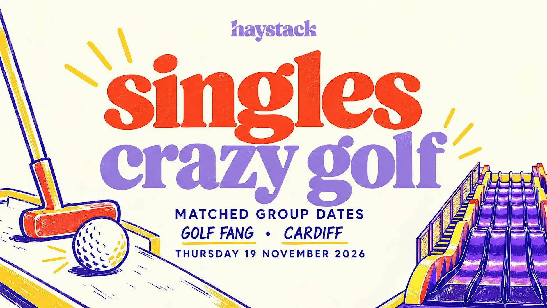 Cardiff Singles Crazy Golf | Matched Group Dates | Haystack Dating