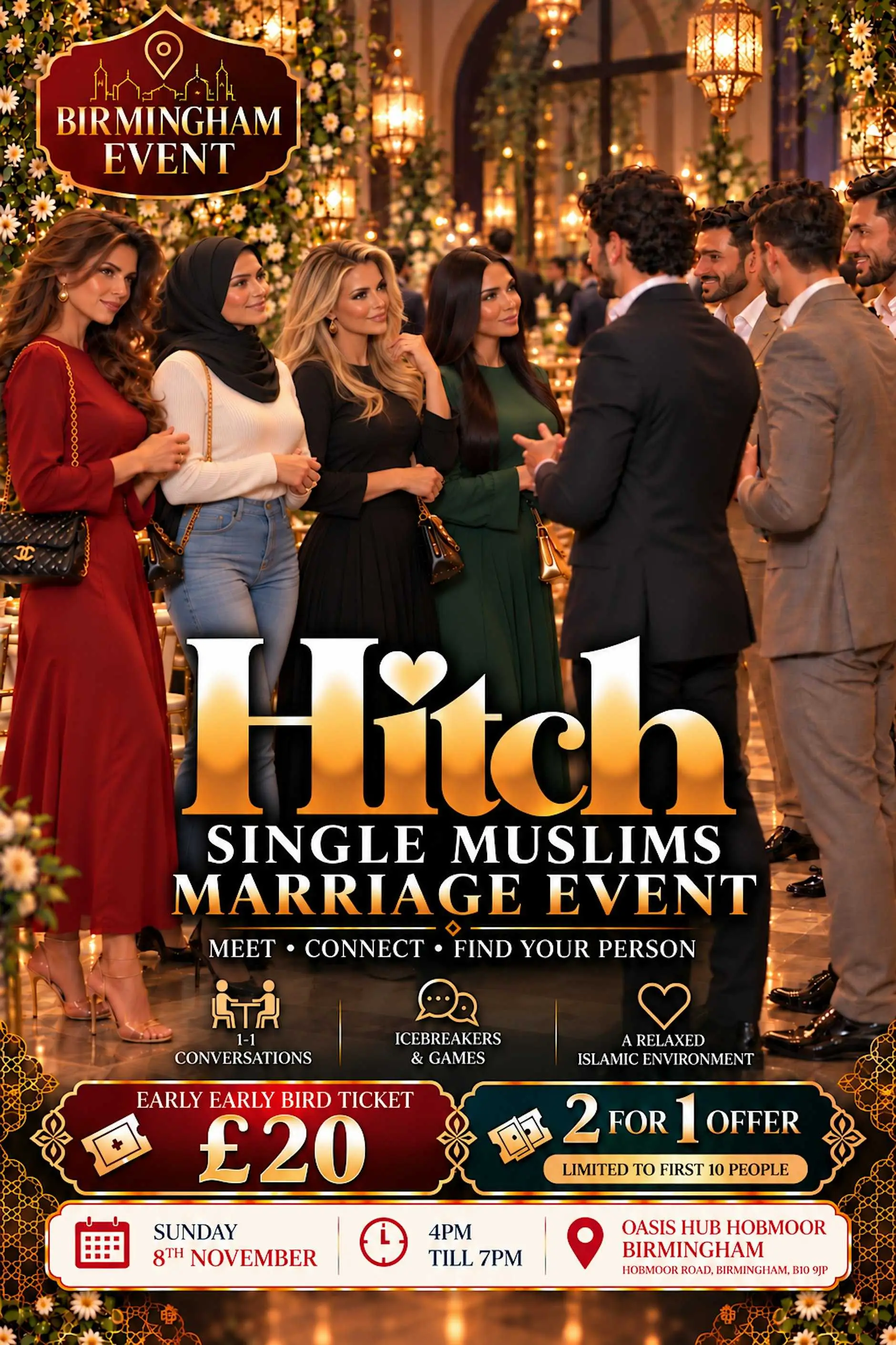 Birmingham Hitch Single Muslims Marriage Event