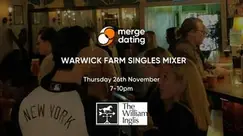 Warwick Farm |Singles Mixer |William Inglis Hotel |26th November| 30s & 40s