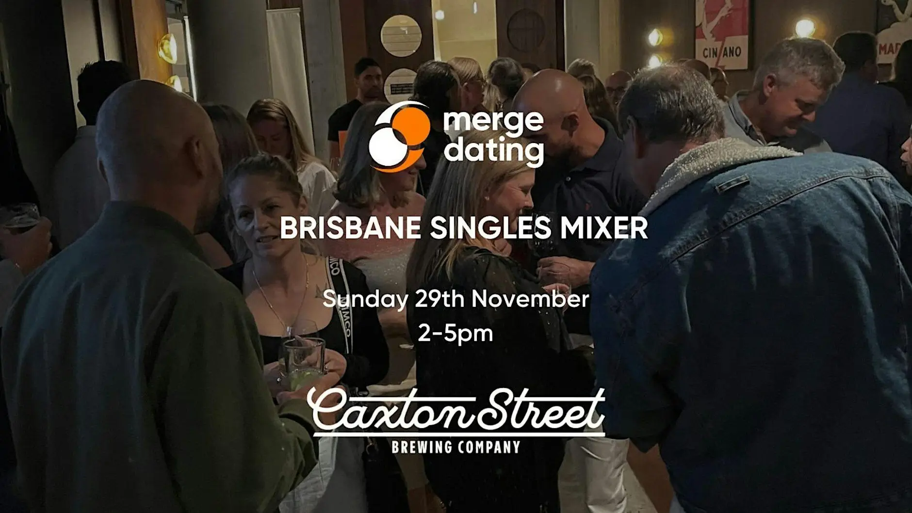Brisbane | Singles Mixer | Caxton Street Brewing |29th November | 55 & Over Brisbane | Singles Mixer | Caxton Street Brewing |29th November | 55 & Over
