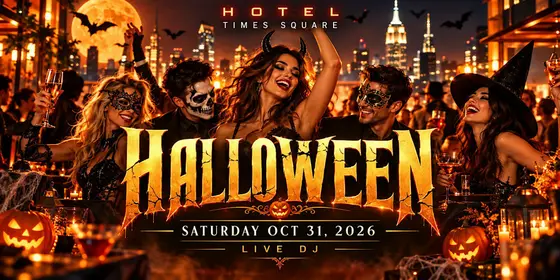 NYC Halloween Party at Pod Times Square — photo 1