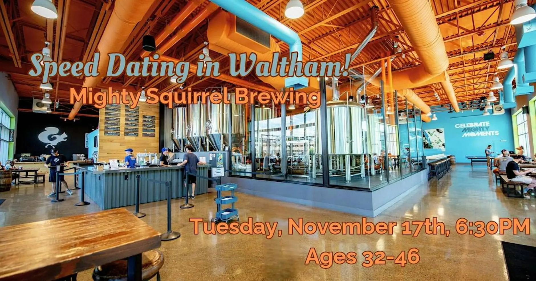 Speed Dating in Waltham! Ages 32-46 Speed Dating in Waltham! Ages 32-46