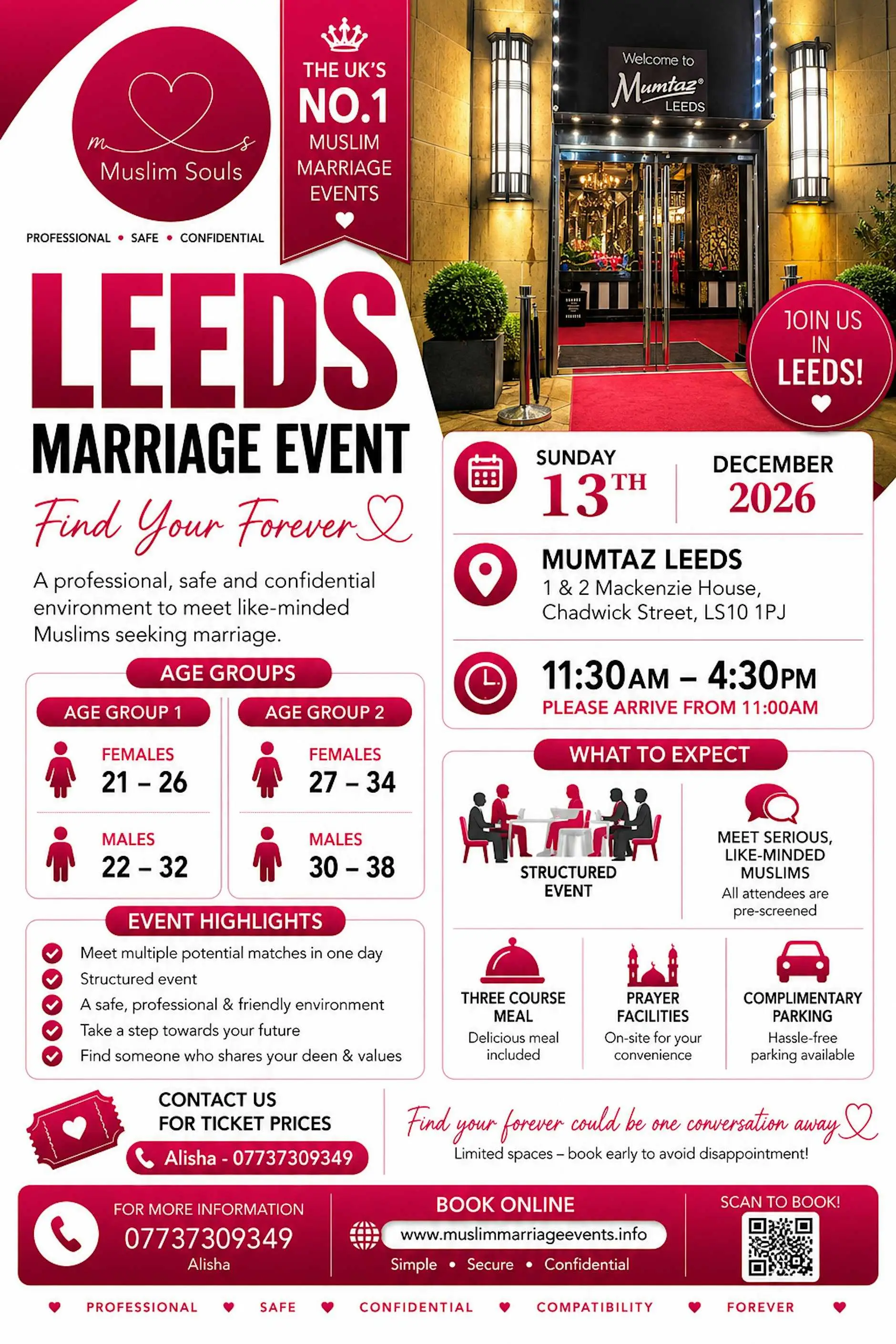 Muslim Marriage Events Leeds - 2 Age Groups Muslim Marriage Events Leeds - 2 Age Groups