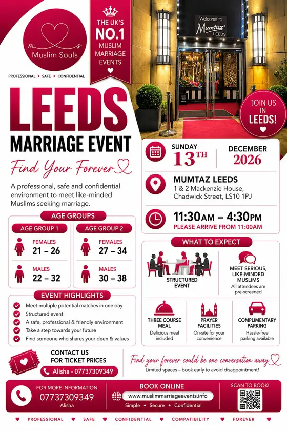 Muslim Marriage Events Leeds - 2 Age Groups — photo 1