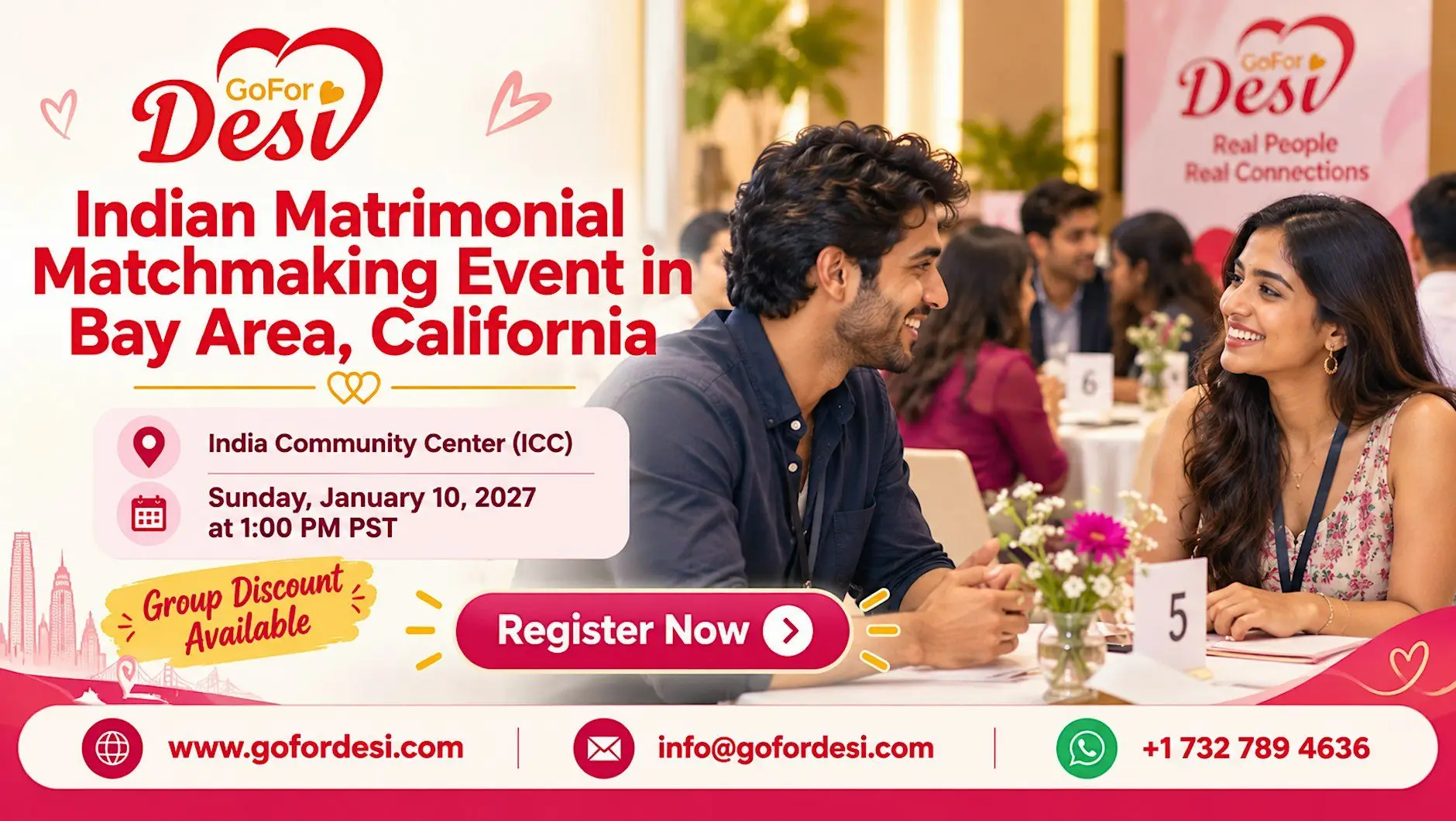Indian Matrimonial Matchmaking Event – Bay Area, California Indian Matrimonial Matchmaking Event – Bay Area, California