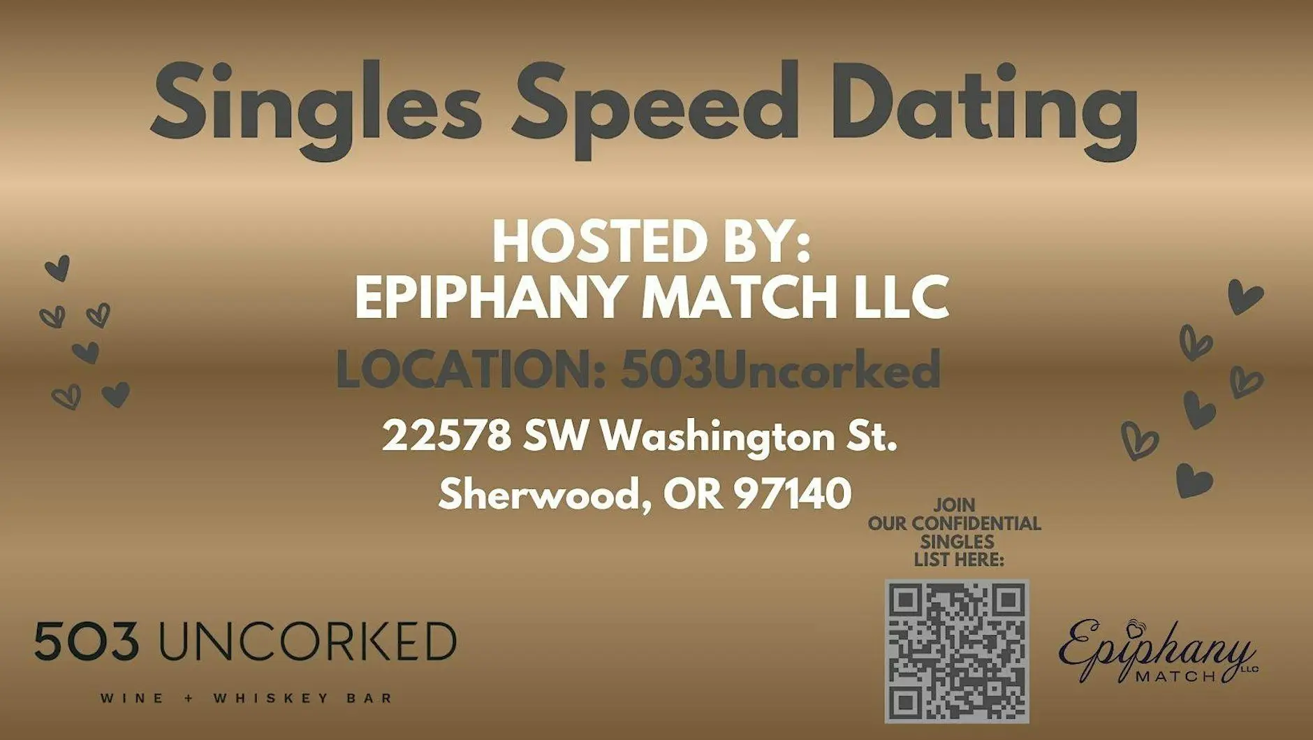 11/16/26 Speed Dating Sherwood (Ages 40ish-60ish)