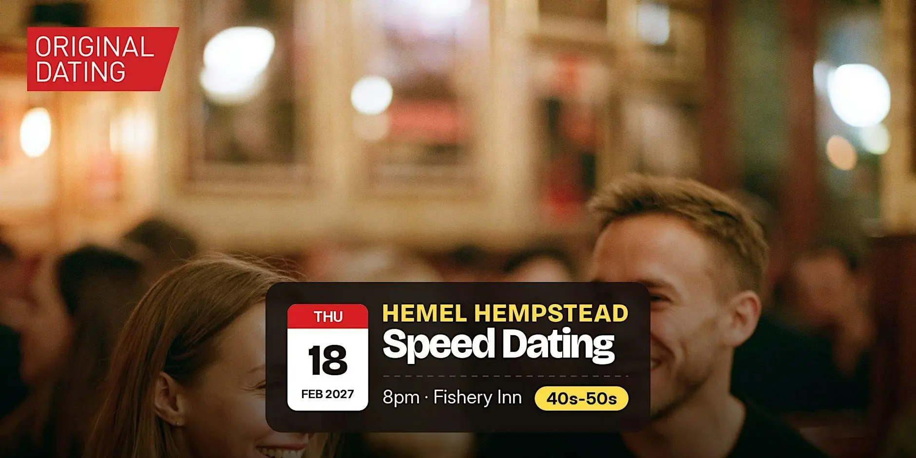 Speed Dating in Hemel Hempstead @ Fishery Inn | 40s-50s Speed Dating in Hemel Hempstead @ Fishery Inn | 40s-50s