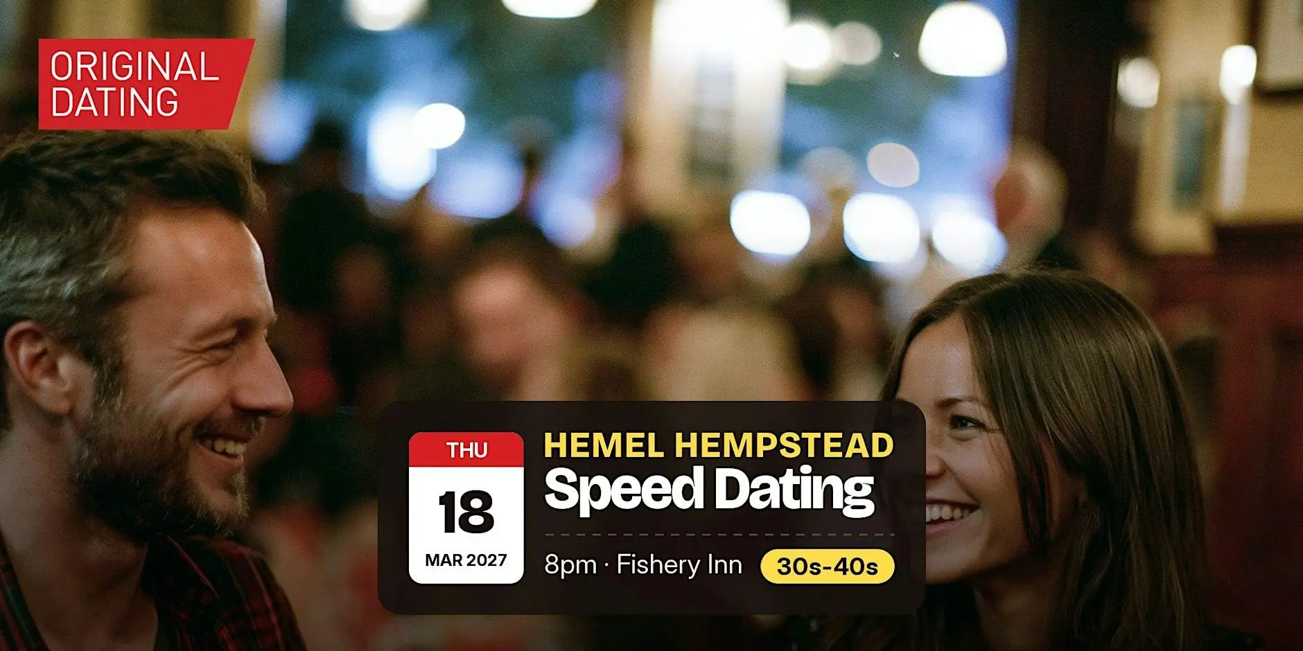 Speed Dating in Hemel Hempstead @ Fishery Inn | 30s-40s Speed Dating in Hemel Hempstead @ Fishery Inn | 30s-40s