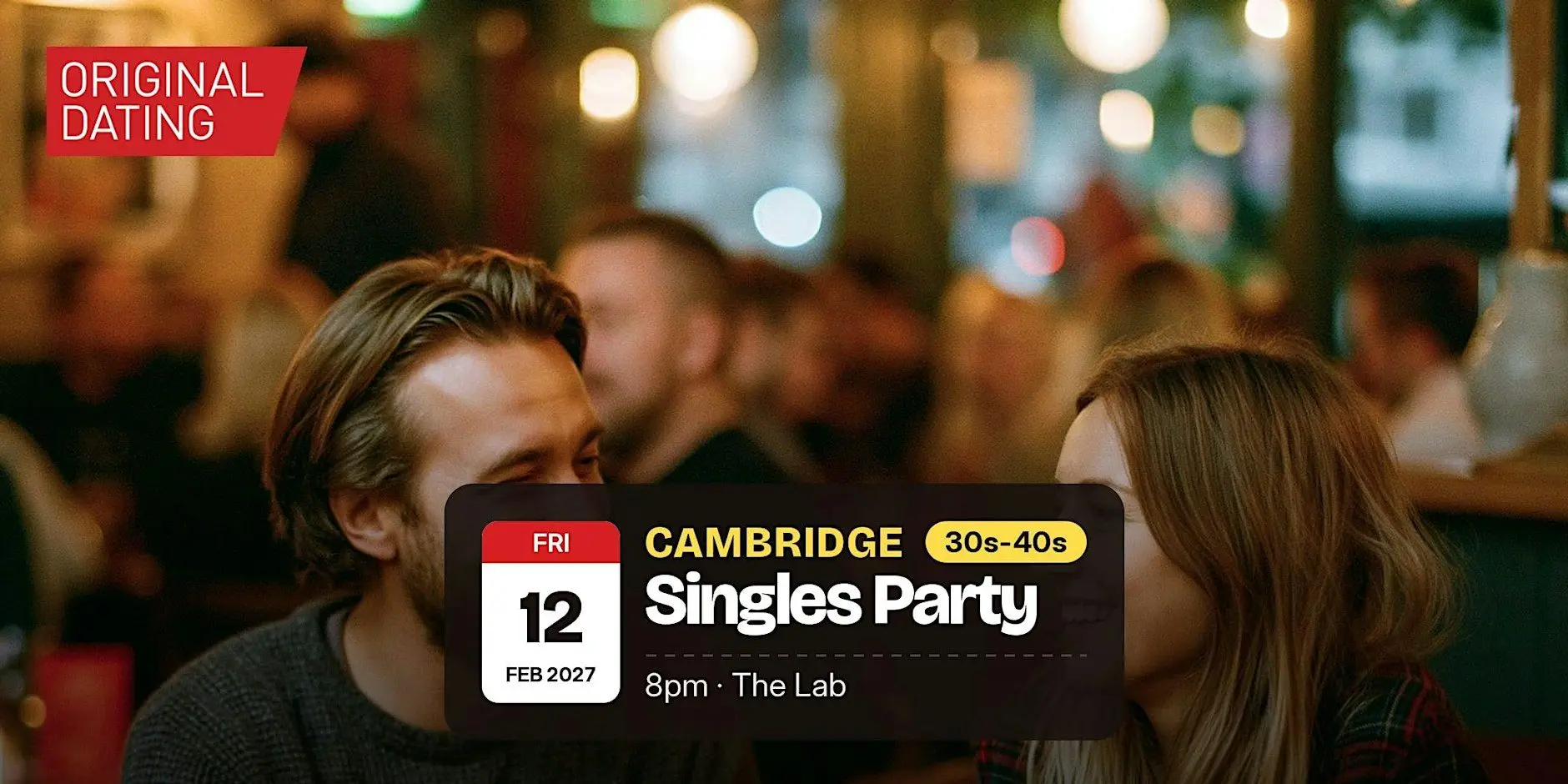 Singles Party in Cambridge @ The Lab | 30s-40s Singles Party in Cambridge @ The Lab | 30s-40s
