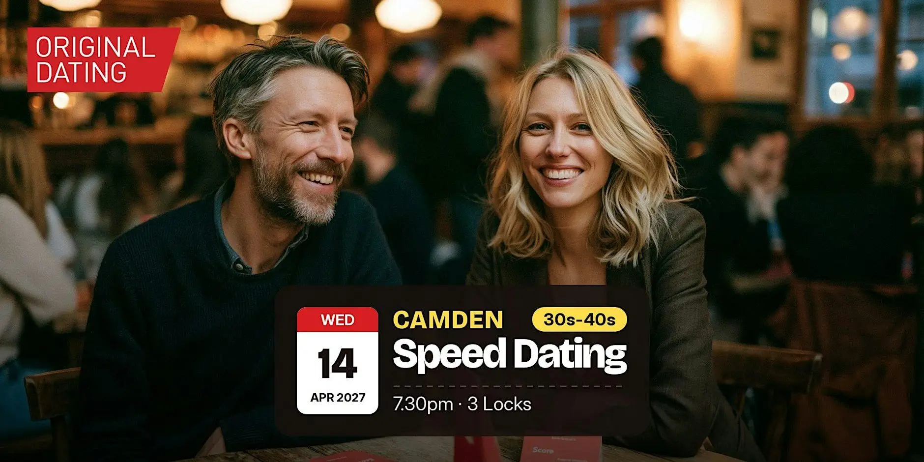 Speed Dating in Camden @ 3 Locks | 30s-40s Speed Dating in Camden @ 3 Locks | 30s-40s