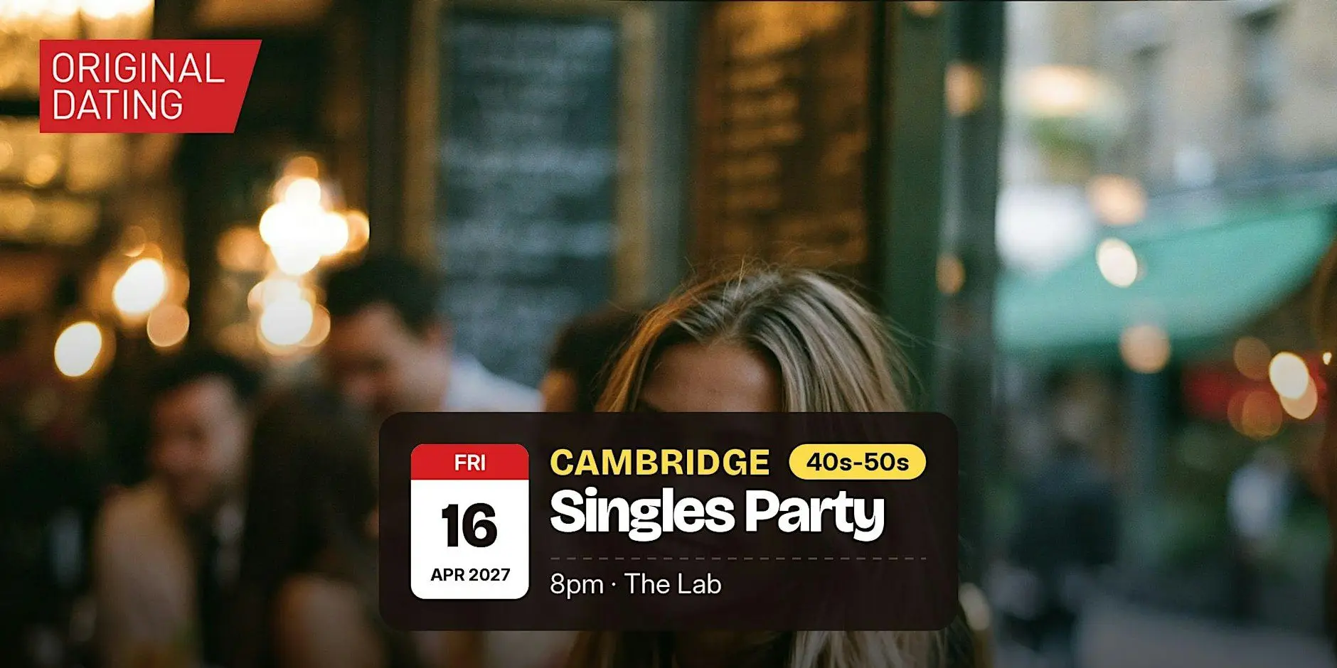 Singles Party in Cambridge @ The Lab | 40s-50s