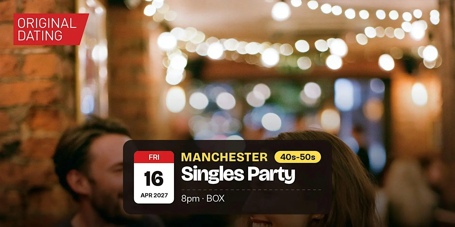 Singles Party in Manchester @ BOX | 40s-50s Singles Party in Manchester @ BOX | 40s-50s