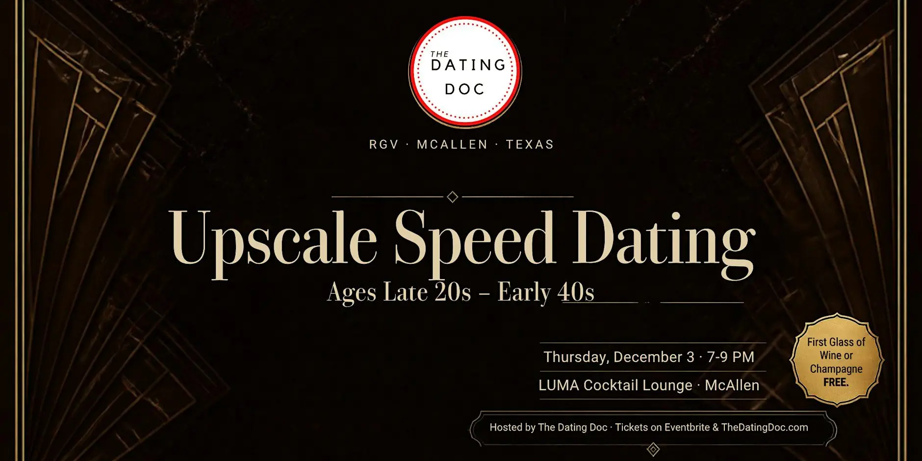 RGV Upscale Speed Dating (Ages: Late 20s - Early 40s)