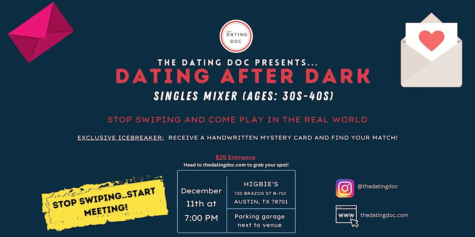 Dating After Dark: Upscale Austin Singles Mixer (Ages: 30s-40s) Dating After Dark: Upscale Austin Singles Mixer (Ages: 30s-40s)