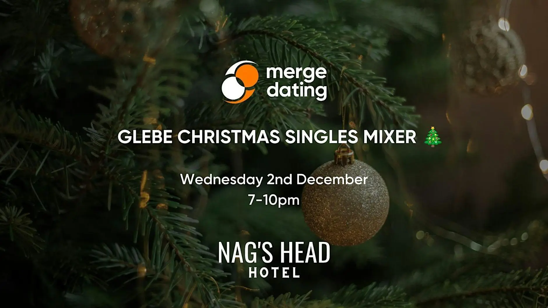 Glebe | Christmas Singles Mixer |Nag's Head Hotel |2nd December | 20s & 30s