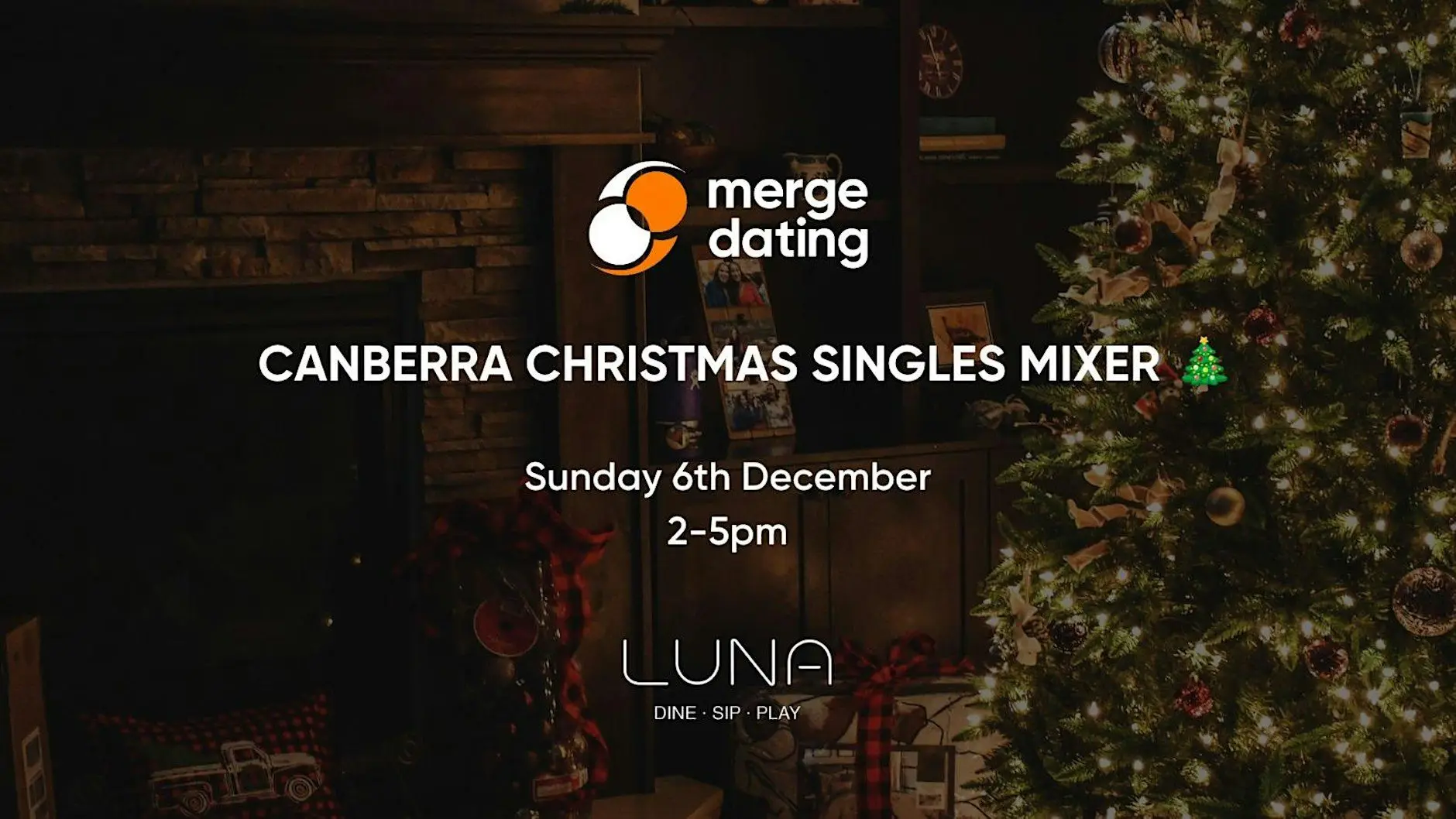 Canberra | Christmas Singles Mixer | Luna Bar | Sunday 6th December | 40-55 Canberra | Christmas Singles Mixer | Luna Bar | Sunday 6th December | 40-55