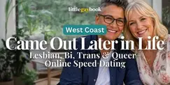 West Coast Came Out Later In Life Lesbian, Bi, Trans & Queer+ Online Speed Dating