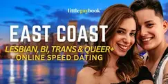 East Coast Lesbian, Bi, Trans & Queer+ Online Speed Dating East Coast Lesbian, Bi, Trans & Queer+ Online Speed Dating