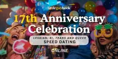 Lesbian/Bi/Trans/Queer Online Speed Dating 17th Anniversary Celebration Lesbian/Bi/Trans/Queer Online Speed Dating 17th Anniversary Celebration