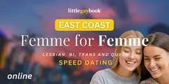Femme seeking Femme: East Coast Lesbian/Bi/Trans/Queer Online Speed Dating Femme seeking Femme: East Coast Lesbian/Bi/Trans/Queer Online Speed Dating