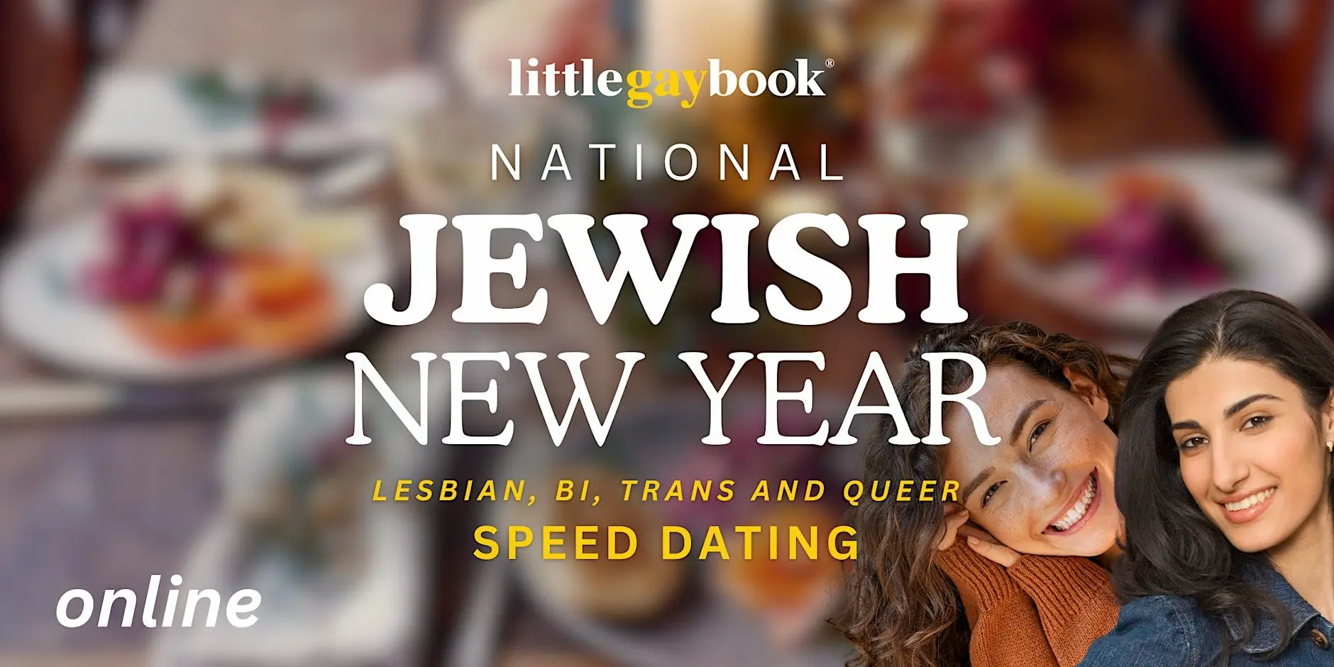 Jewish New Year Online Speed Dating for Lesbian/Bi/Trans/Queer Singles