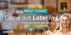 West Coast: Online Came Out Later in Life Speed Dating for LBTQ Singles