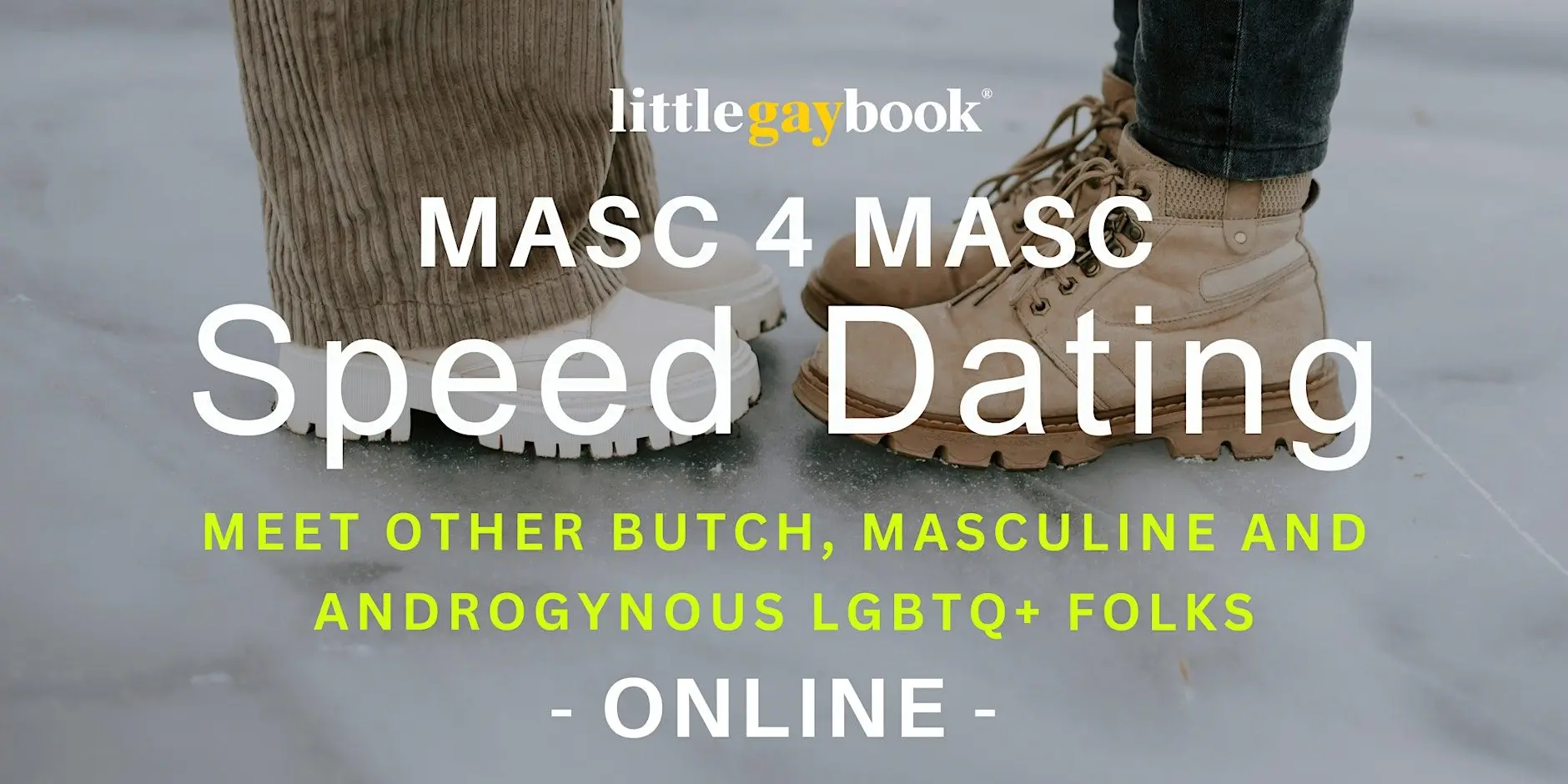 Masc for Masc LGBTQ+ Speed Dating Online