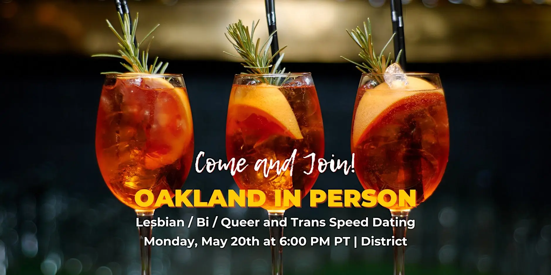 Oakland In Person Lesbian / Bi / Queer and Trans Speed Dating Oakland In Person Lesbian / Bi / Queer and Trans Speed Dating