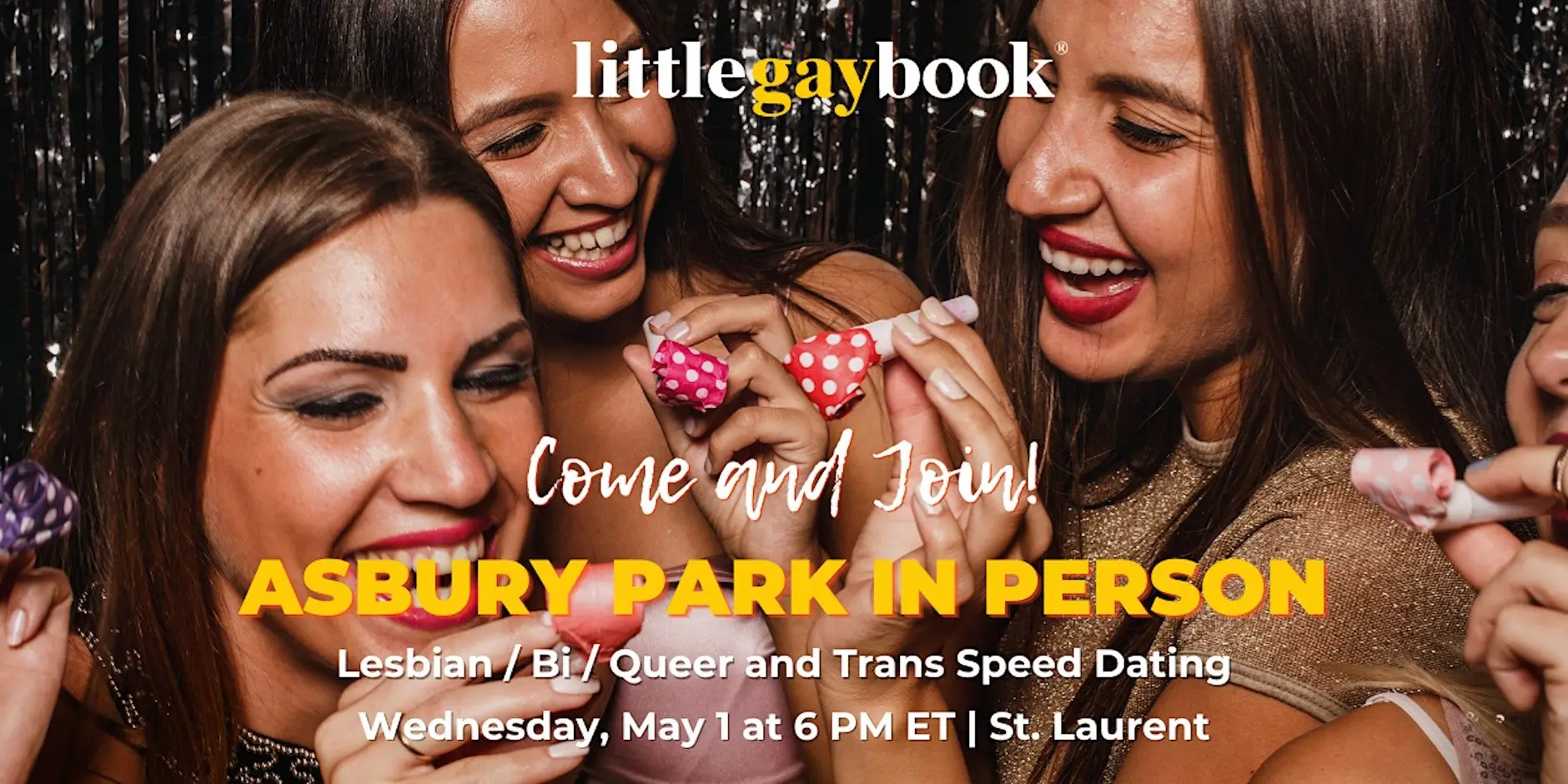 Asbury Park: In-Person Lesbian/Bi/Trans/Queer Speed Dating Asbury Park: In-Person Lesbian/Bi/Trans/Queer Speed Dating