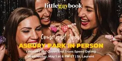 Asbury Park: In-Person Lesbian/Bi/Trans/Queer Speed Dating Asbury Park: In-Person Lesbian/Bi/Trans/Queer Speed Dating