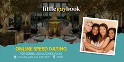 Queer and Trans Online Speed Dating for Sober / Low Alcohol Folks Queer and Trans Online Speed Dating for Sober / Low Alcohol Folks