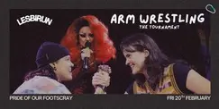 Lesbian Arm Wrestling with Ruby Slippers Lesbian Arm Wrestling with Ruby Slippers