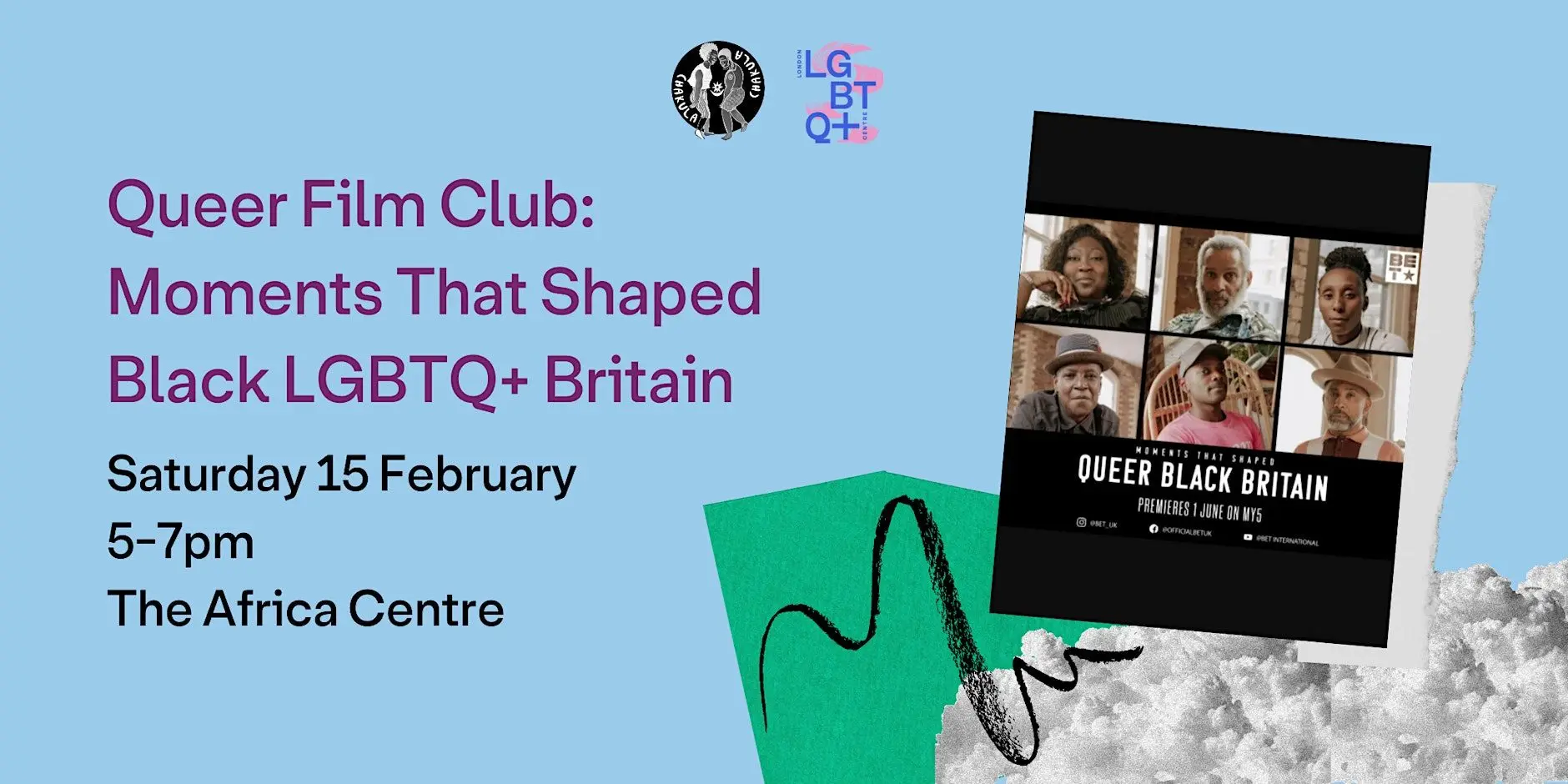 Queer Film Club: Moments That Shaped Black LGBTQ+ Britain and Q&A Queer Film Club: Moments That Shaped Black LGBTQ+ Britain and Q&A