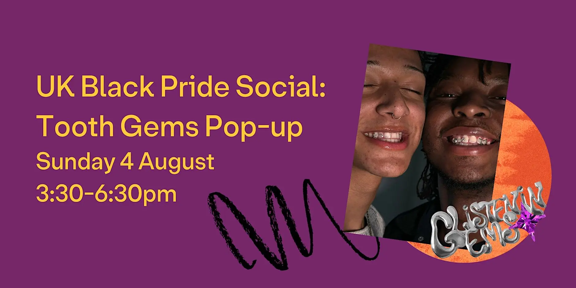 UK Black Pride Social: Tooth Gems Pop-up