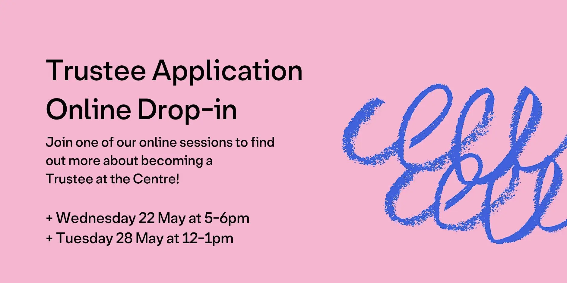 Trustee Application Online Drop-in