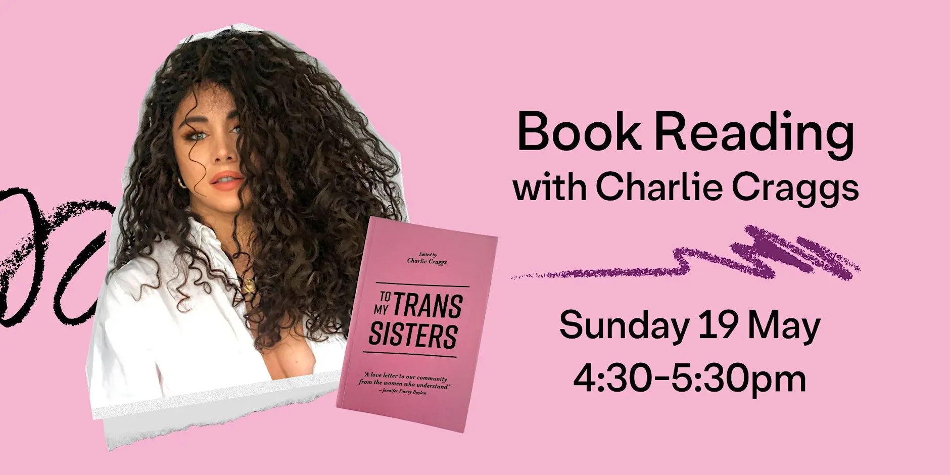 Book Reading with Charlie Craggs Book Reading with Charlie Craggs