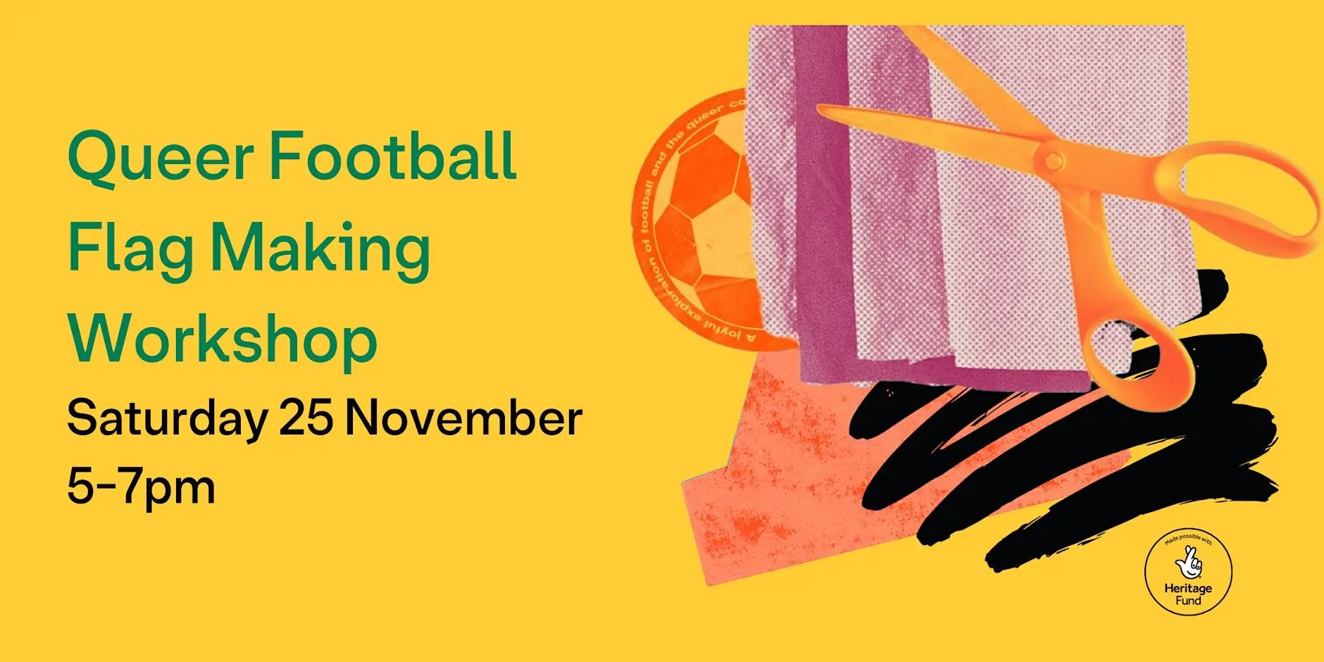 Queer Football Making Flag Workshop Queer Football Making Flag Workshop