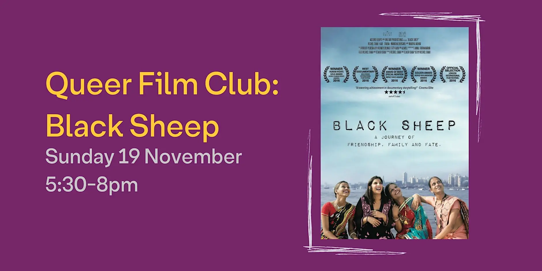 Queer Film Club: Black Sheep Queer Film Club: Black Sheep