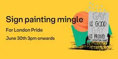 Pre-pride signpainting meetup Pre-pride signpainting meetup