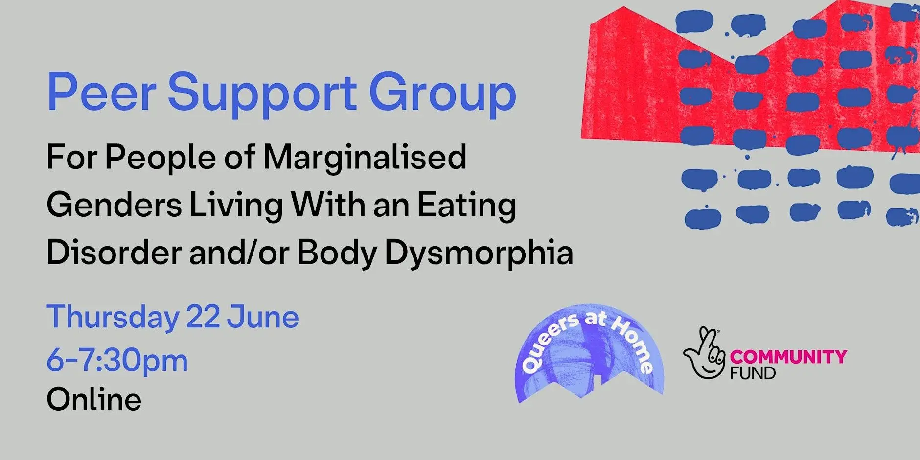 Peer Support for Living With an Eating Disorder and/or Body Dysmorphia