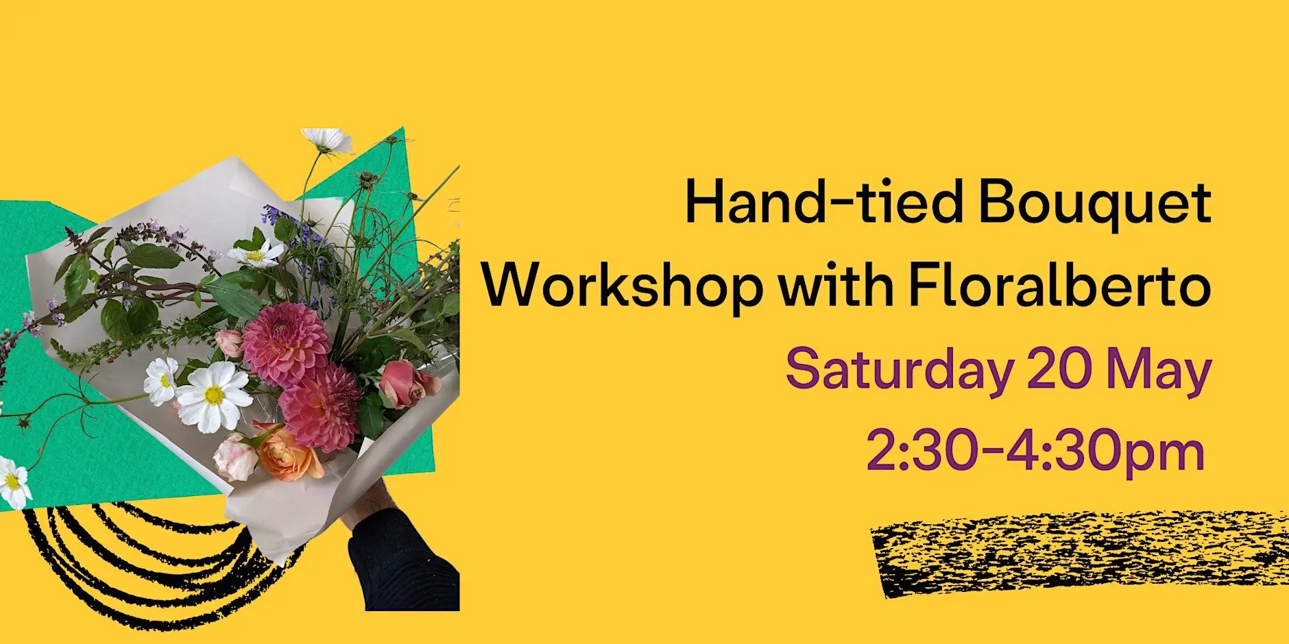 Hand-tied Bouquet Workshop with Floralberto Hand-tied Bouquet Workshop with Floralberto